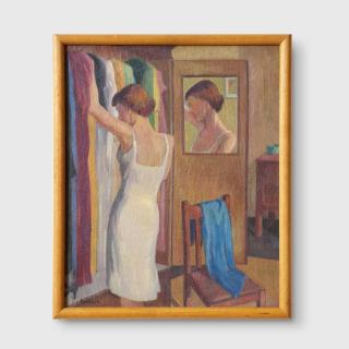 Alison Rehfisch - Double Self-Portrait in Mirror