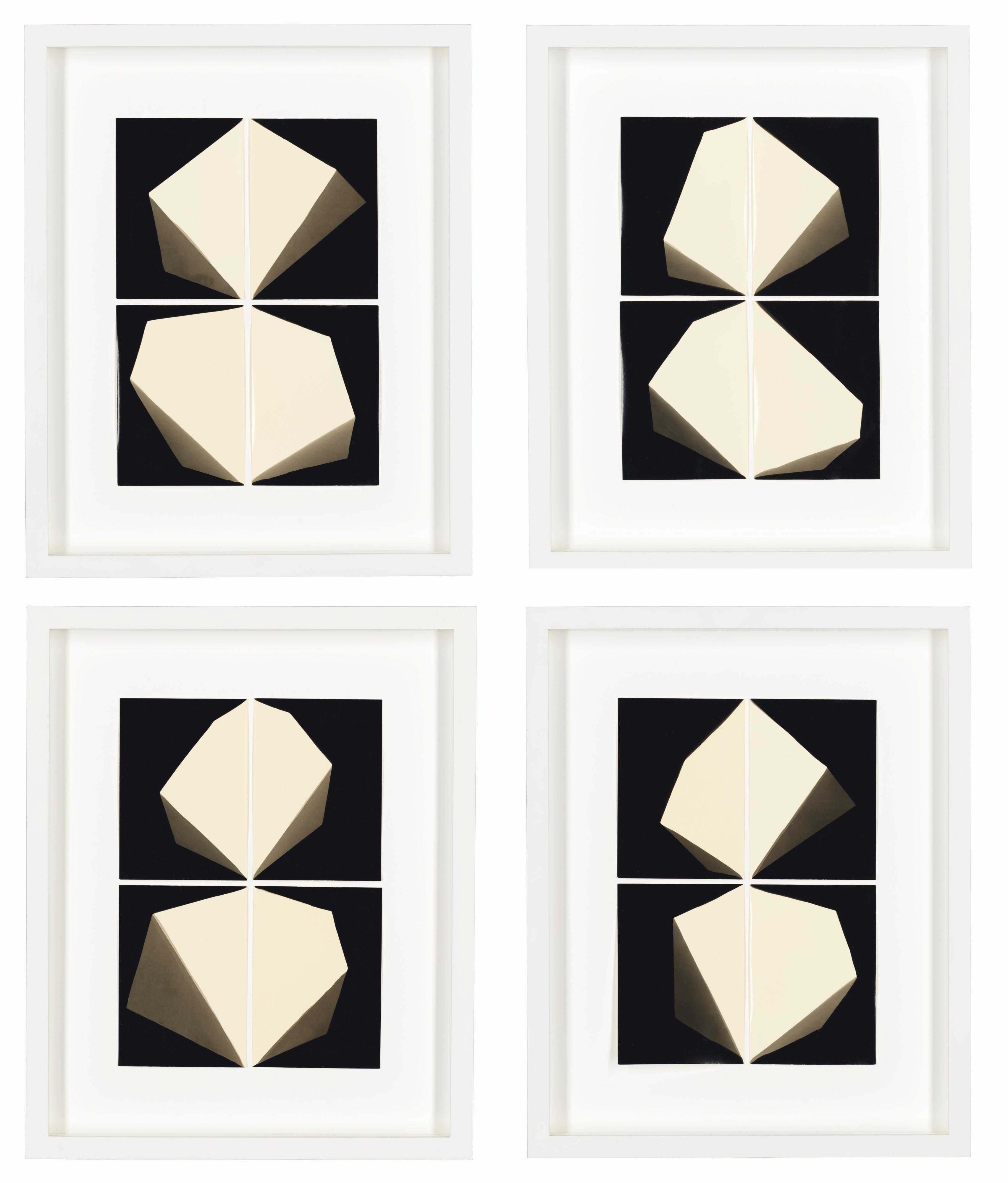 Alison Rossiter - Gevaert Gevarto 47, exact expiration date unknown, ca. 1960, processed in 2014 (#54, #51, #44, #46), from the series Fours