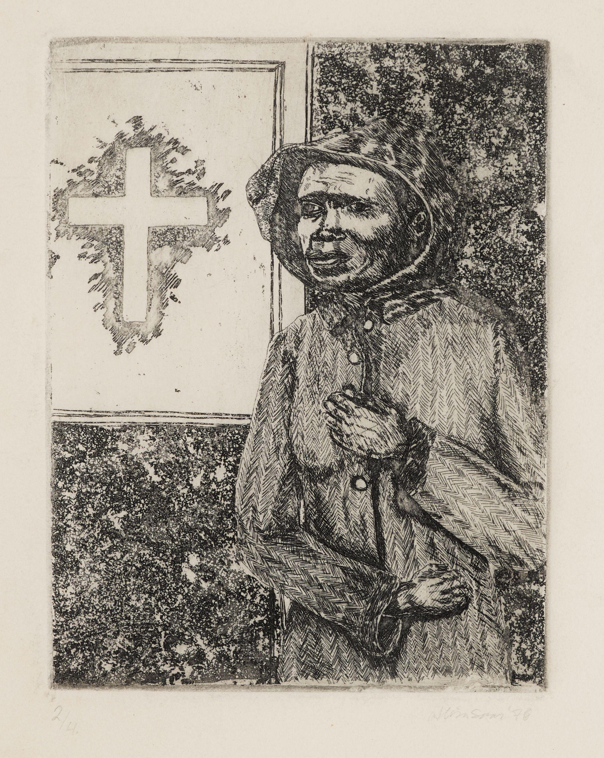 Alison Saar - Person in a Raincoat