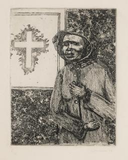 Alison Saar - Person in a Raincoat