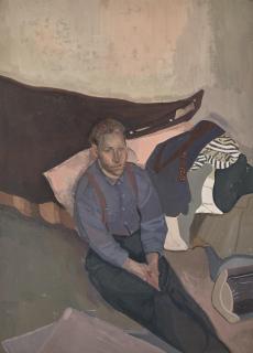 Alison Watt - Portrait Of A Young Man By The Bed