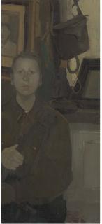 Alison Watt - Self-portrait with binoculars