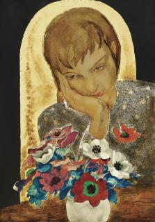Alix Aymé - Jeune Fille Avec Anemones (Young Lady With Anemoes)