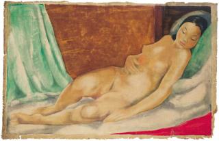 Alix Ayme - La jeune Tonkinoise nue (the naked Tonkinese girl)