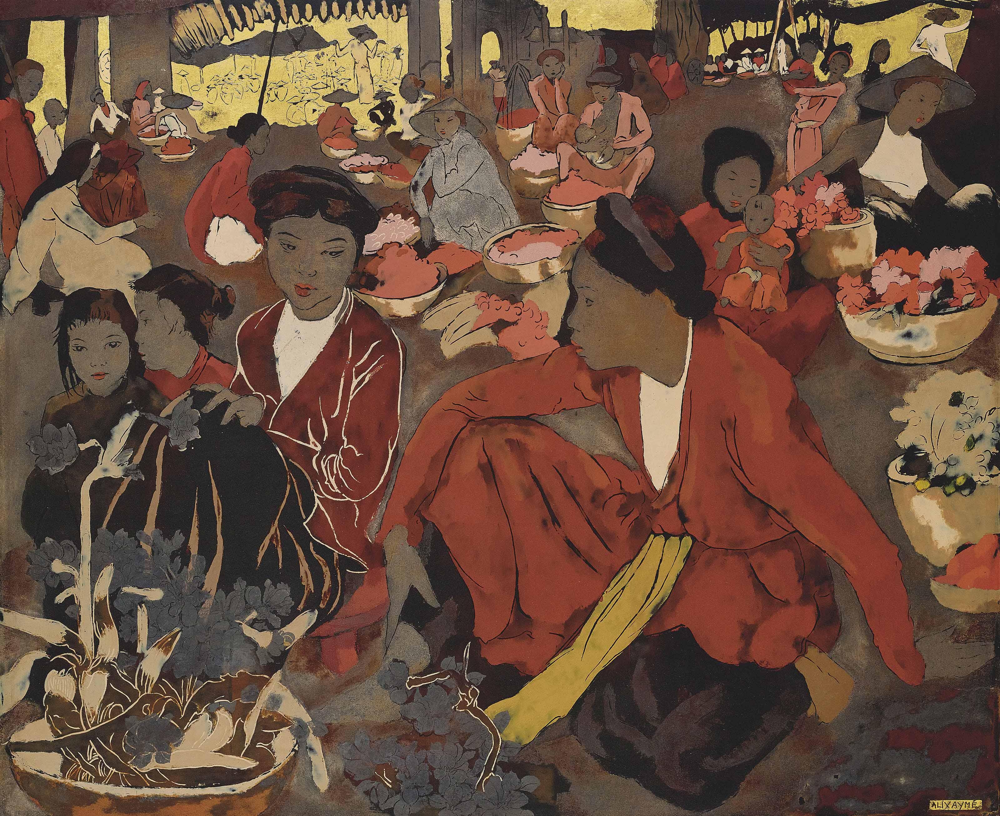 Alix Aymé - Le marché (Market) ; & Studies