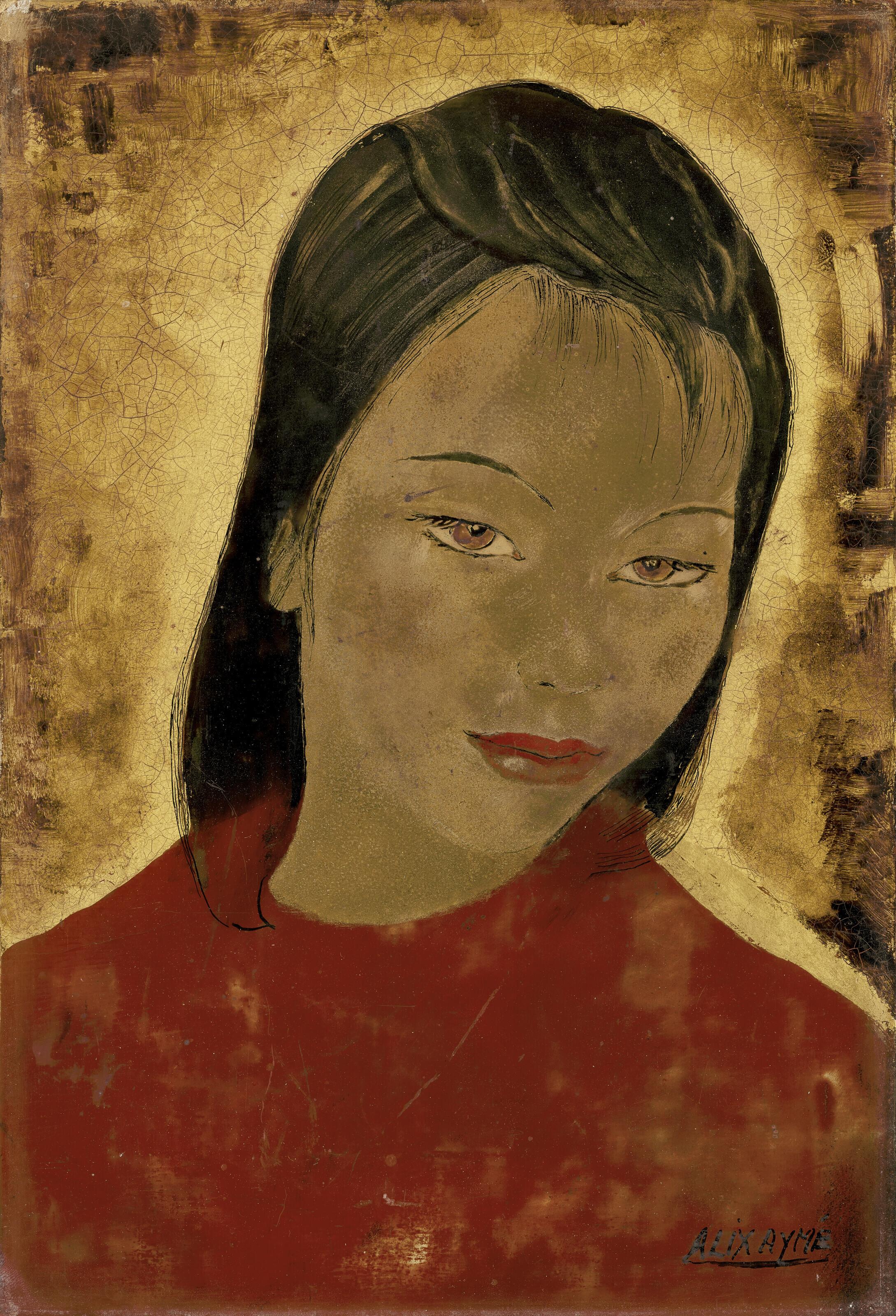 Alix Aymé - Portrait d’une jeune femme (Portrait of a Young Lady)