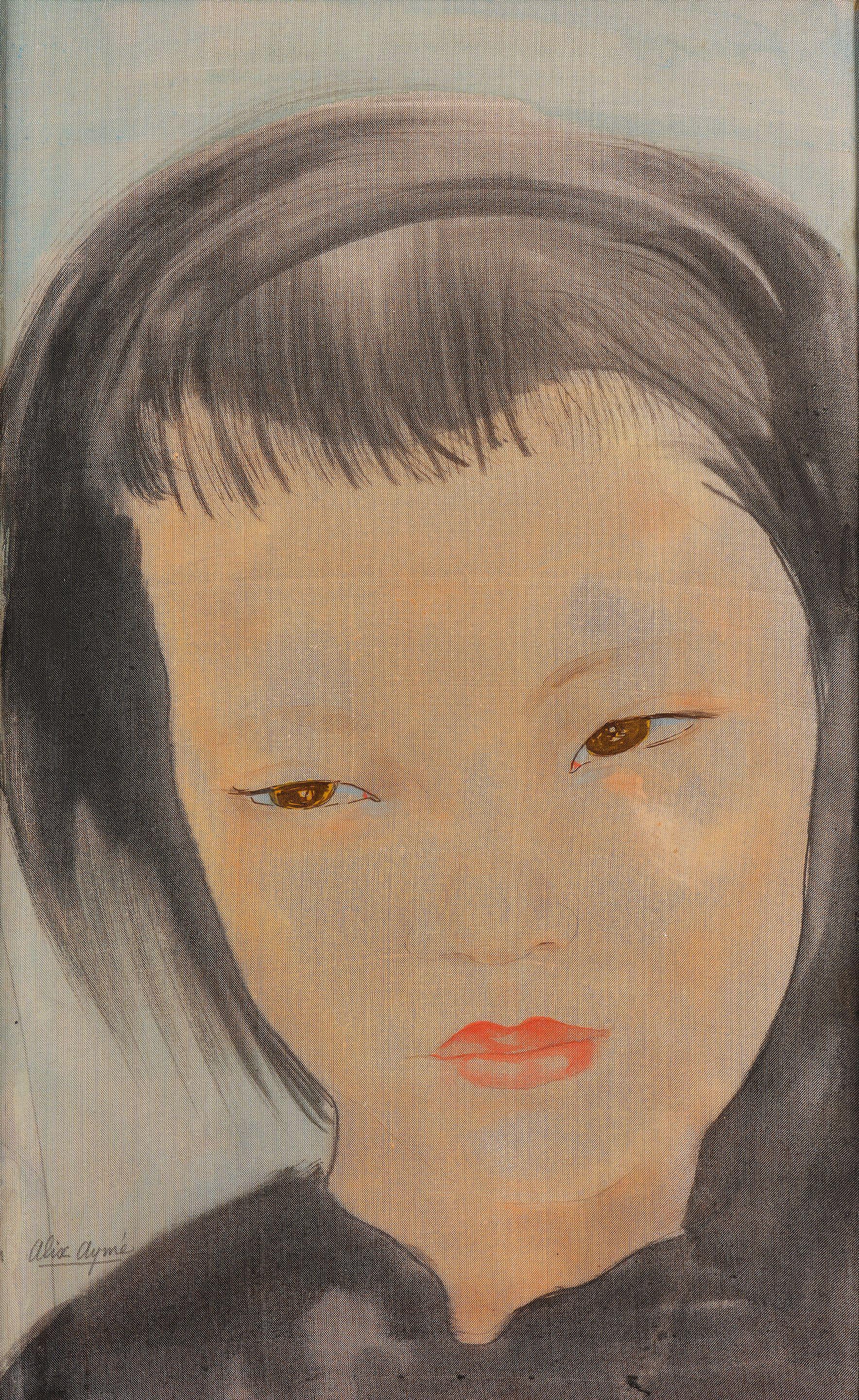 Alix Aymé - Portrait Of A Young Girl