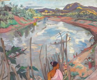 Alix Ayme - River Landscape Of Luang Prabang