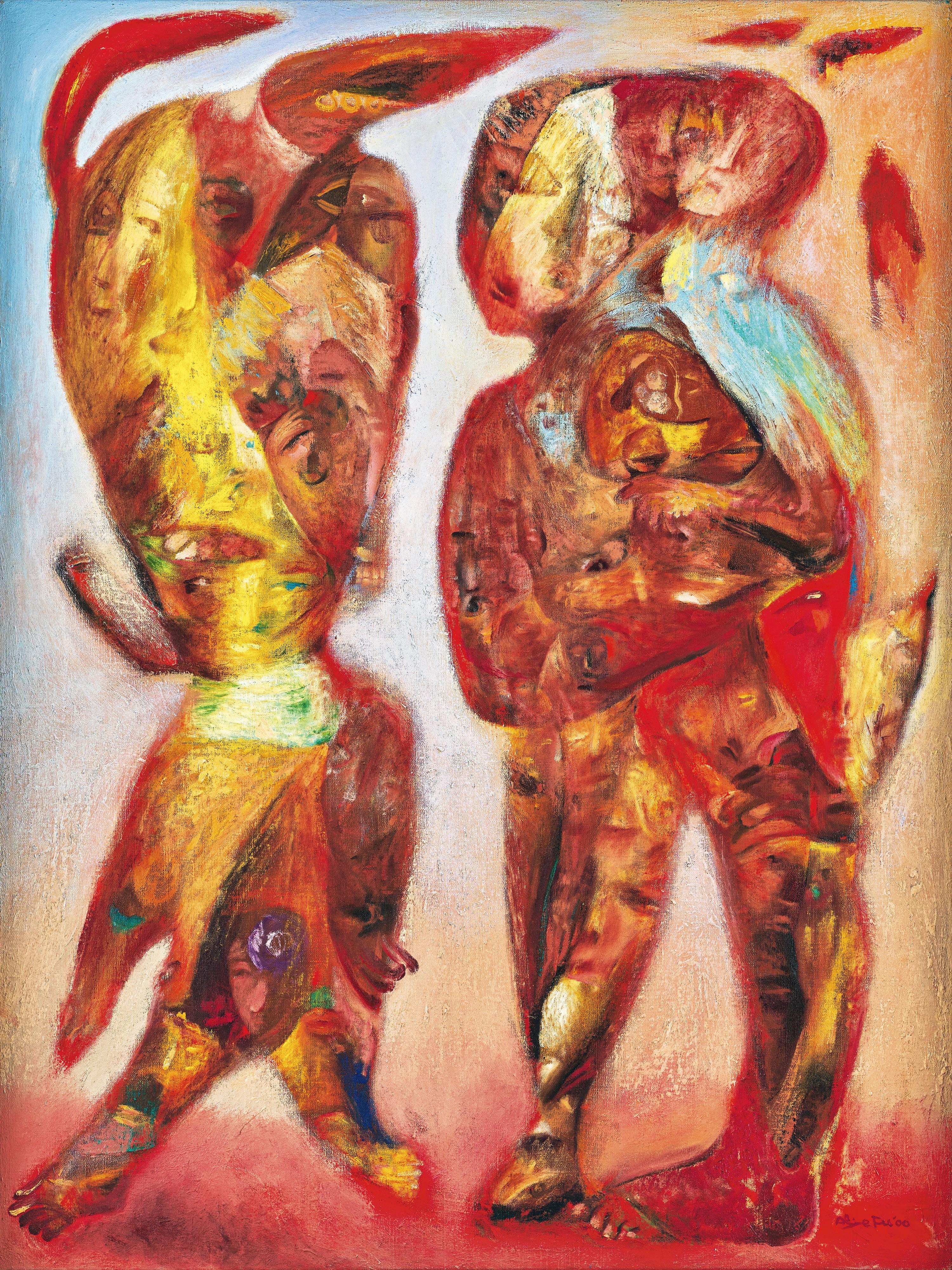 Alixe Fu - Gate Gods(Painted in 2000)