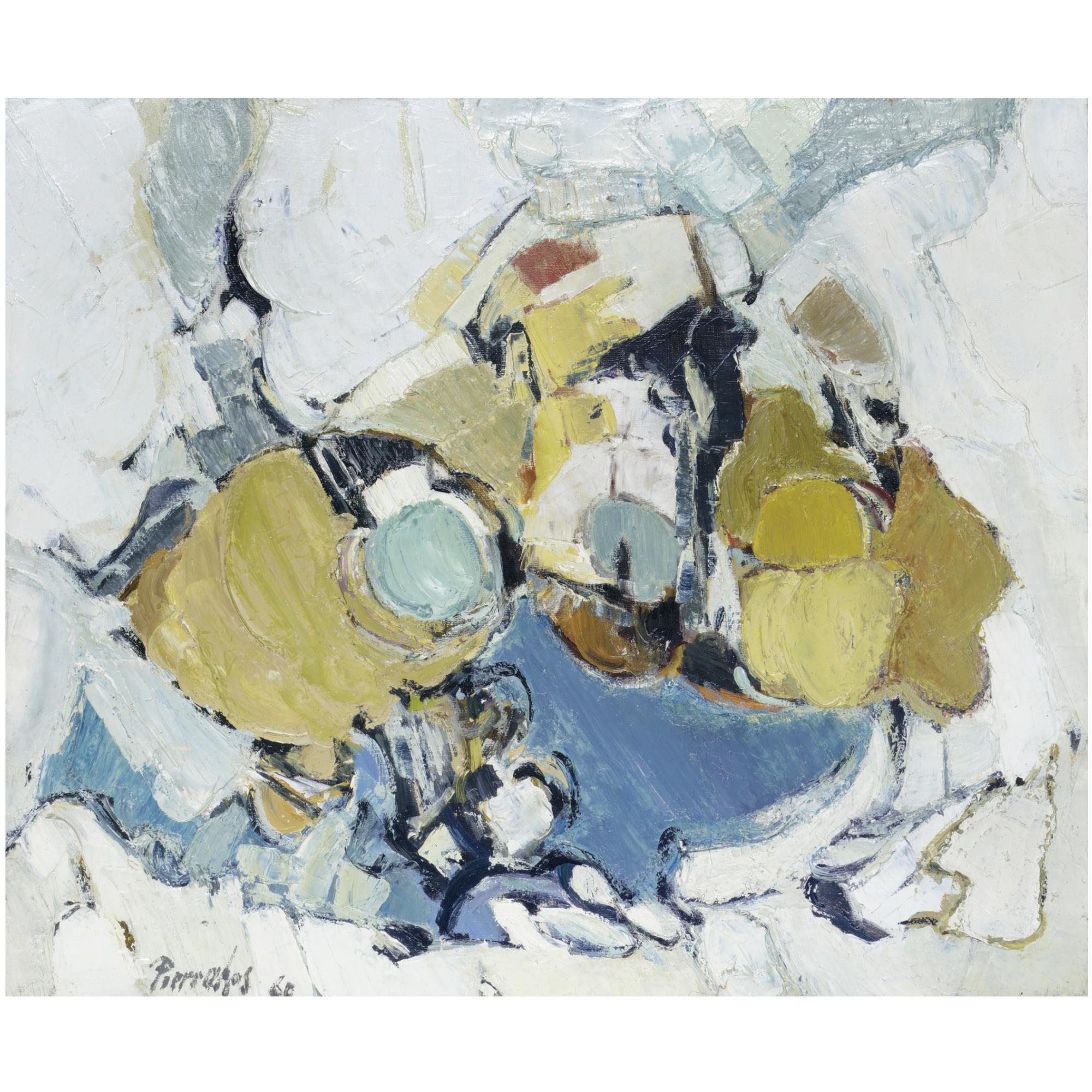 Alkis Pierrakos - Greek Nature Morte Aux Fruits