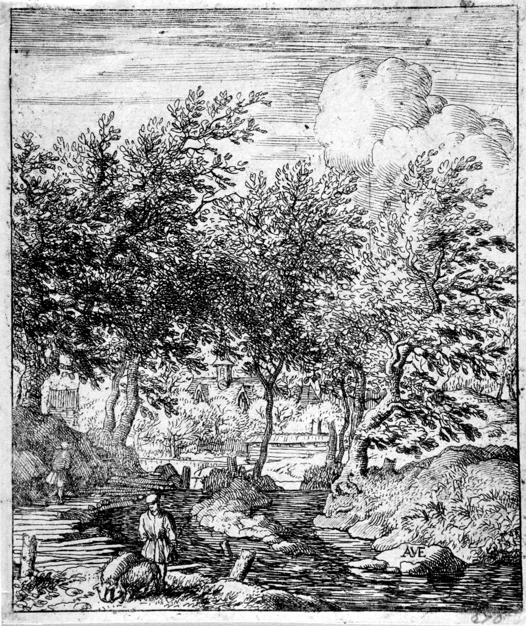 Allaert van Everdingen - 4 Bll.: Verschiedene Landschaften.