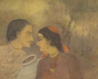 Allah Bux - Untitled (Couple)