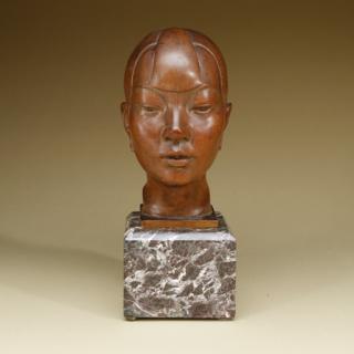 Allan Clark - Head of an Oriental Woman