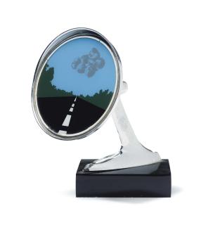 Allan D\'Arcangelo - Side View Mirror from Seven Objects in a Box