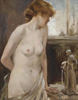 Allan Douglas Davidson, R.O.I., R.B.A. - Female nude