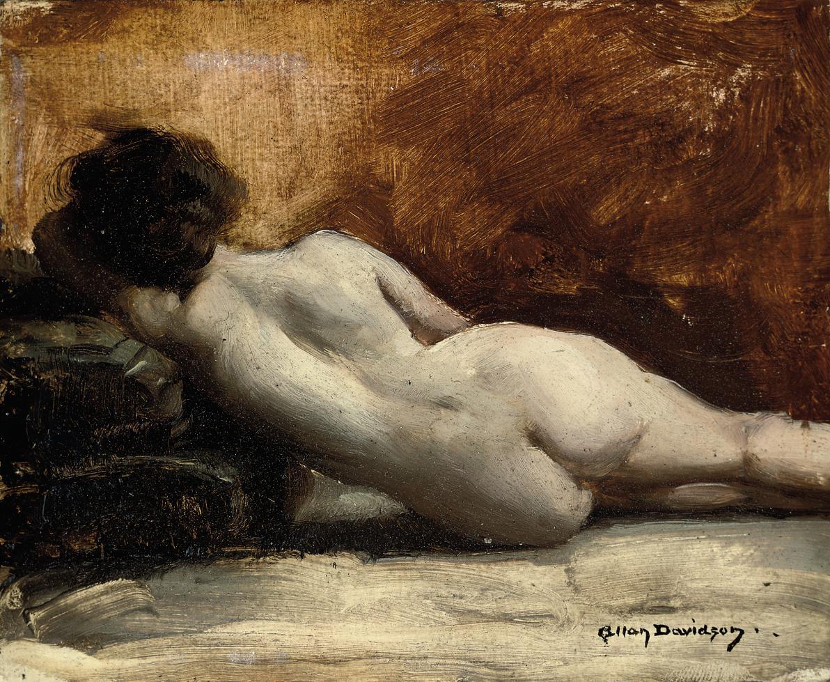 Allan Douglas Davidson, R.O.I., R.B.A. - The artist\'s muse