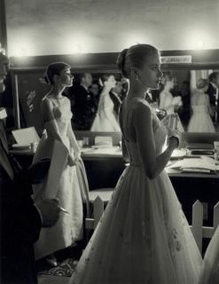 Allan Grant - Audrey Hepburn and Grace Kelly Backstage during the 28th Annual Academy Awards, Hollywood, California