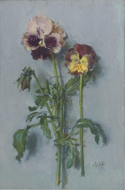 Allan Gwynne-Jones, A.R.A. - Pansies