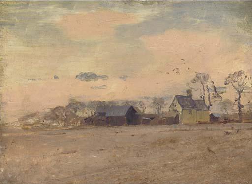 Allan Gwynne-Jones, R.A. - Church Farm, Wenhaston
