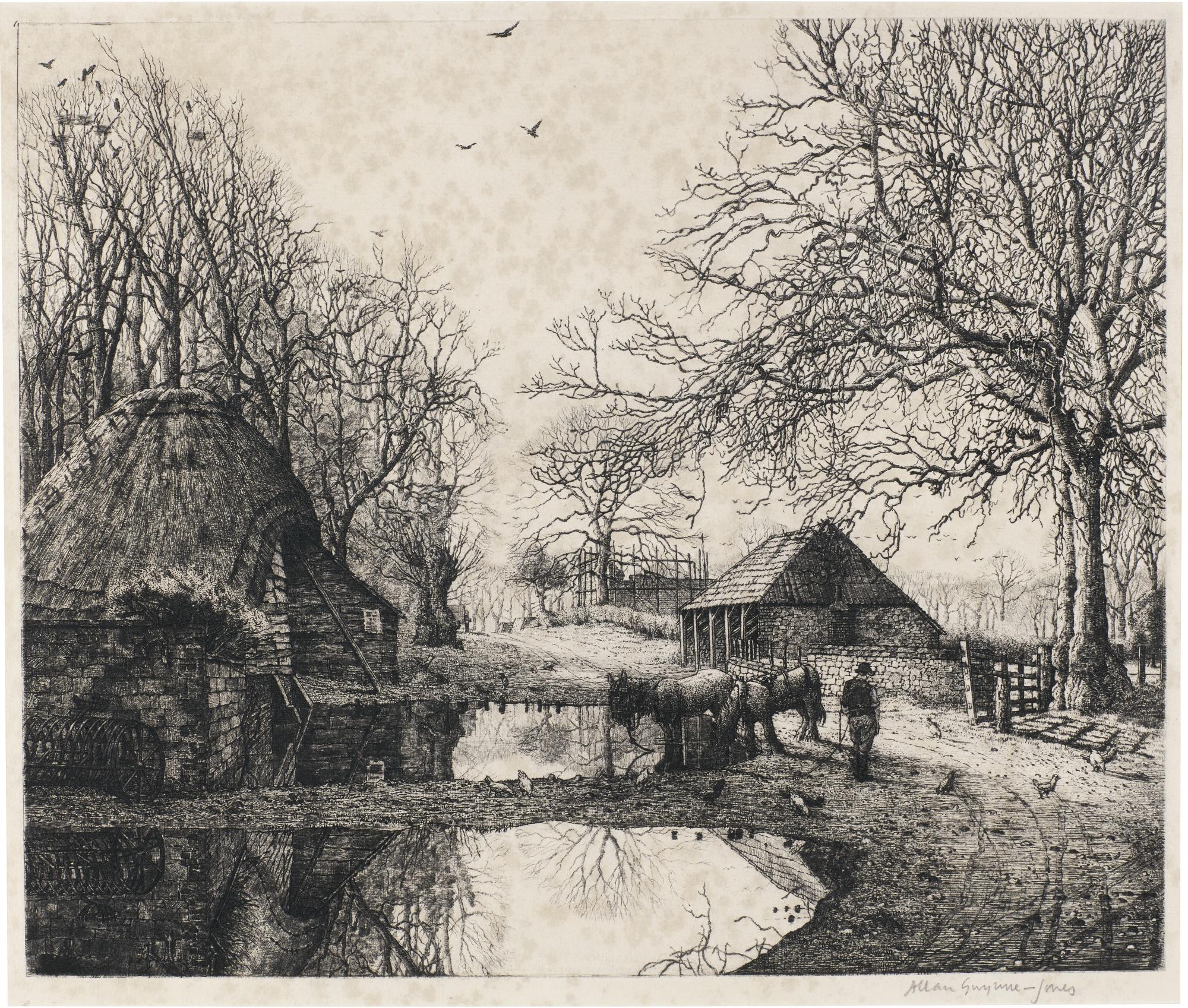 Allan Gwynne-Jones - Spring Evening, Froxfield