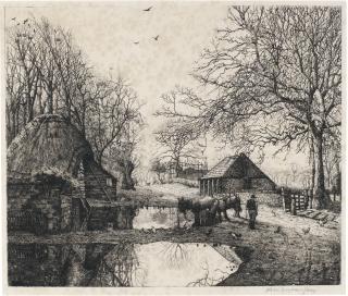 Allan Gwynne-Jones - Spring Evening, Froxfield