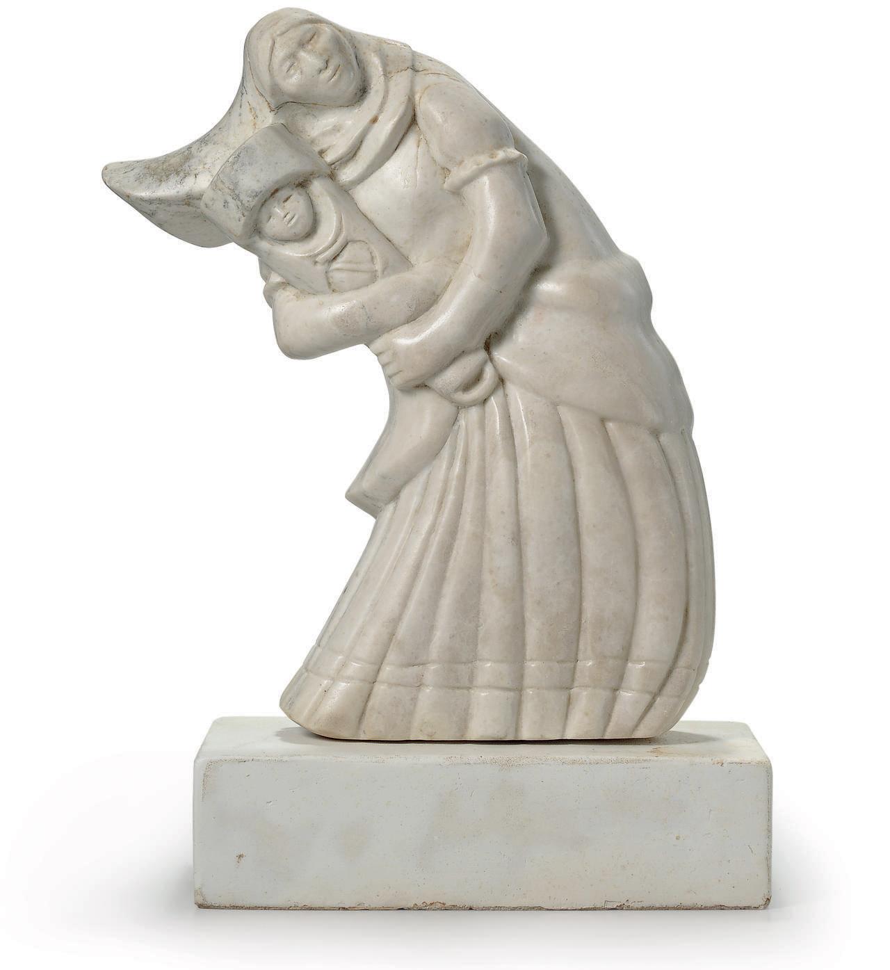 Allan Houser - Apache Mother with Cradle Board