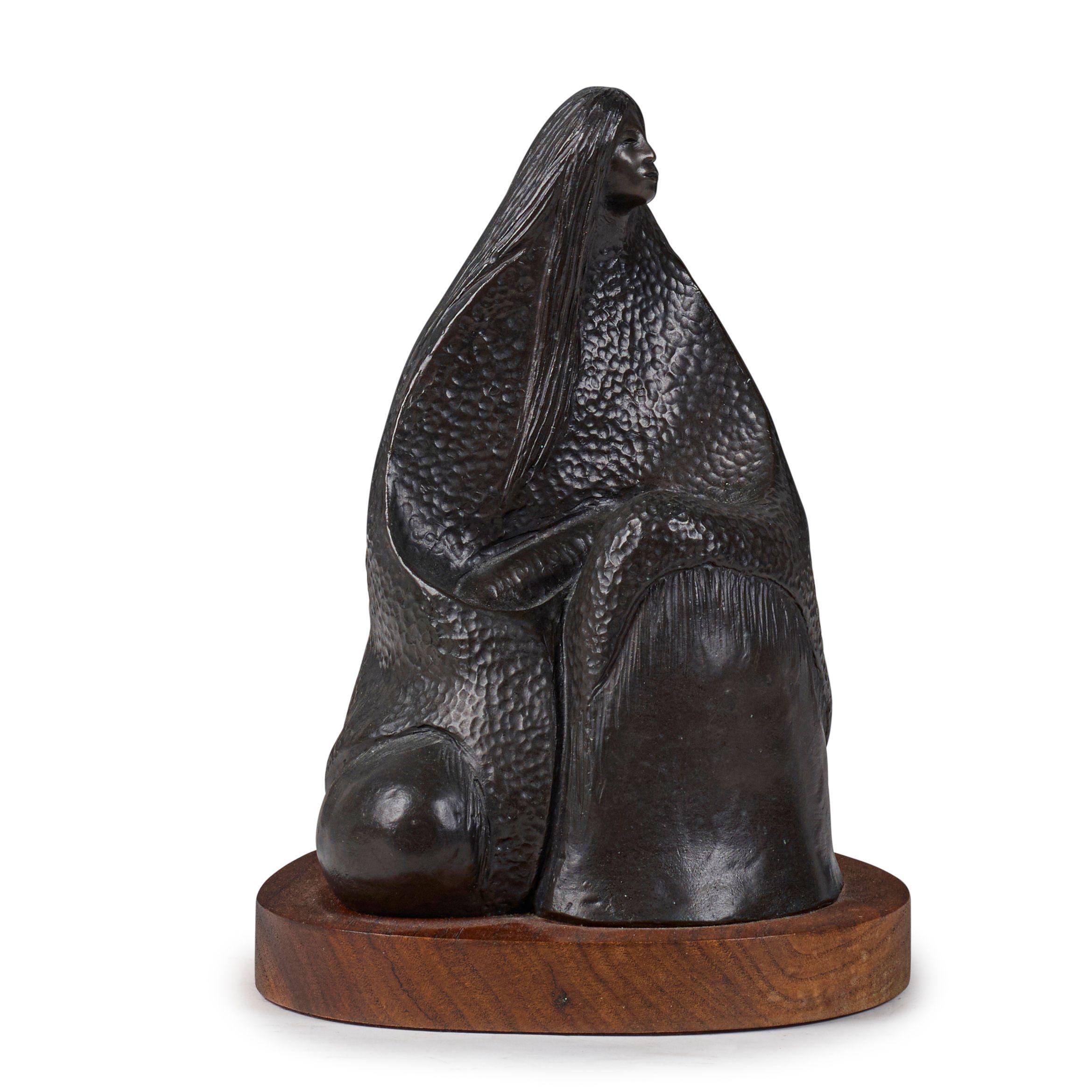 Allan Houser - seated woman with baby