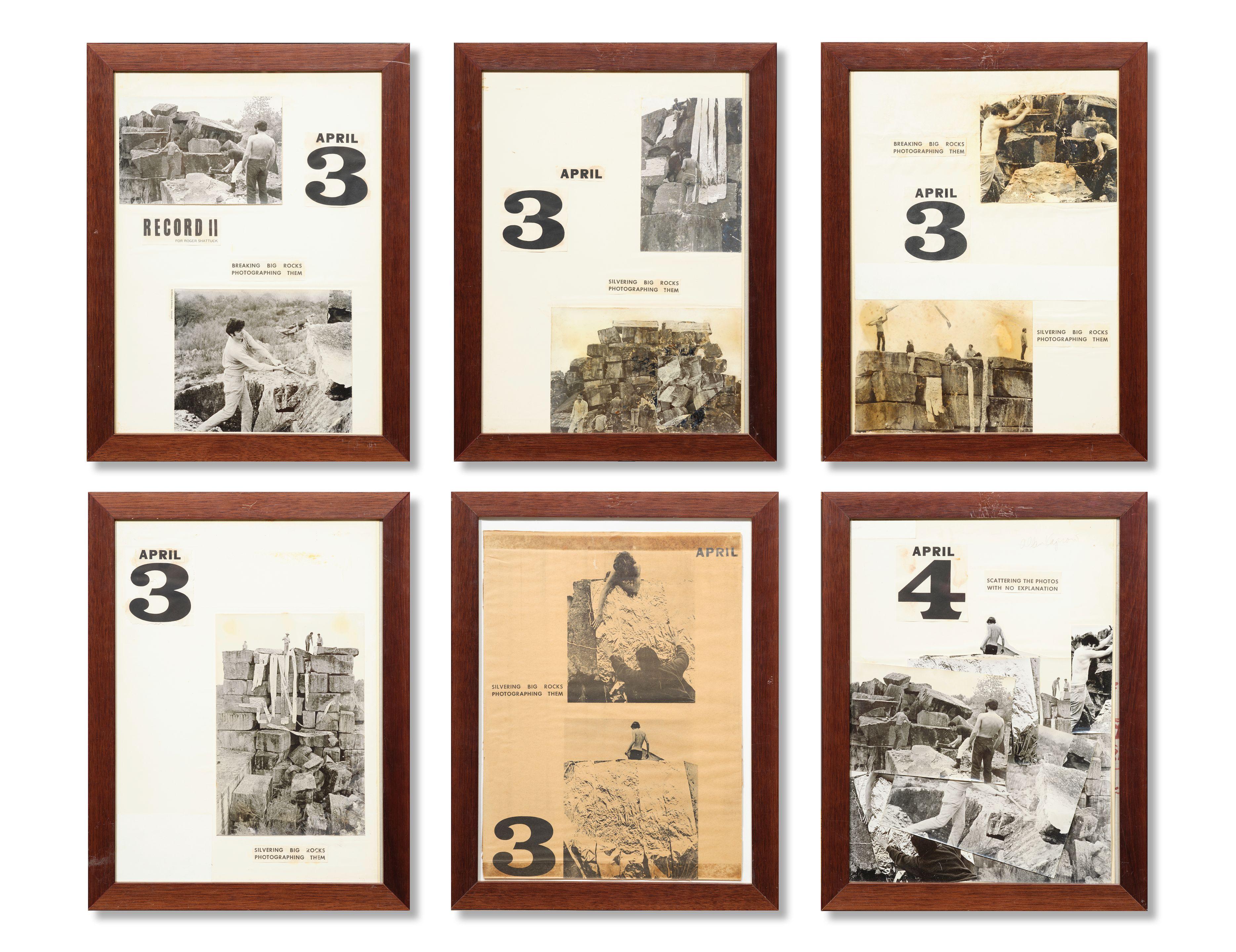 Allan Kaprow - Record II (for Roger Shattuck) Six éléments