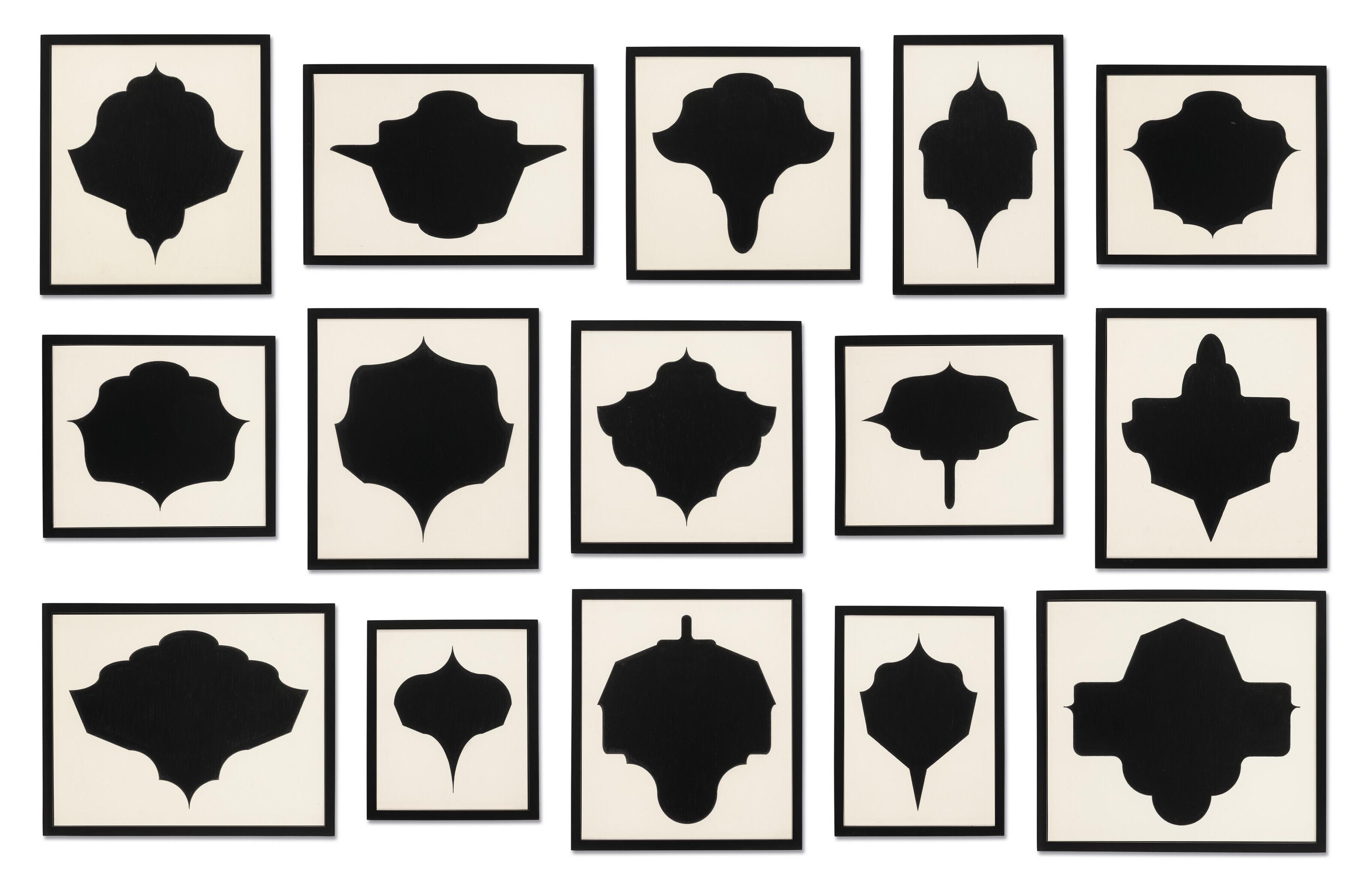 Allan Mccollum - Collection of 15 Drawings (No. 2)