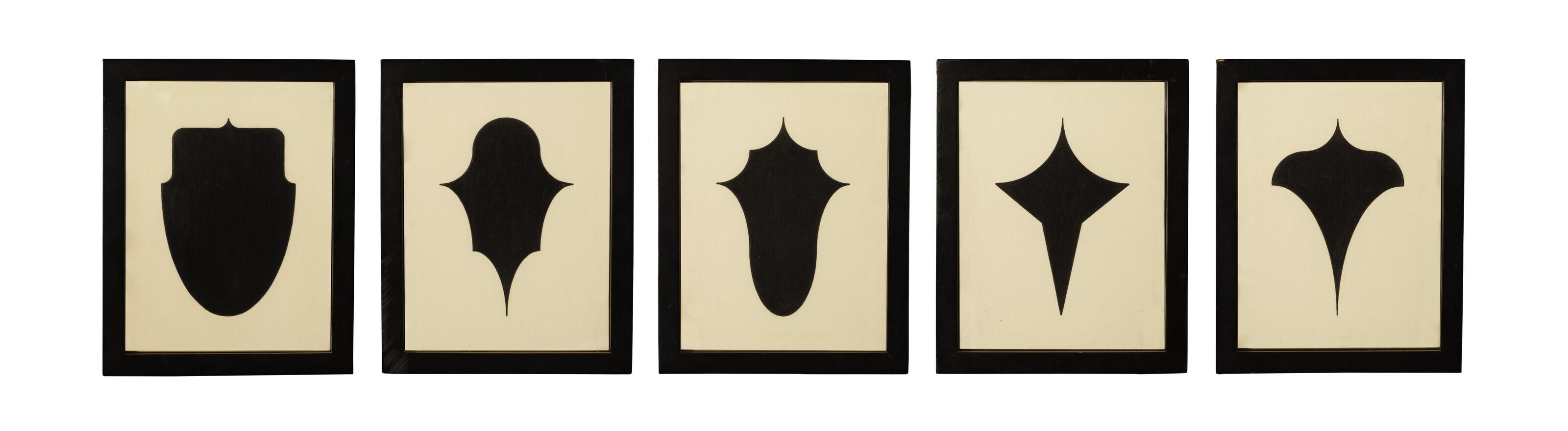 Allan McCollum - Collection of five drawings