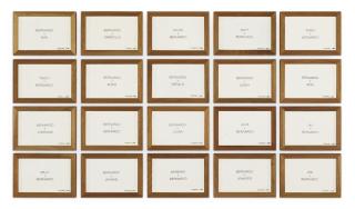 Allan Mccollum - Small World Drawings