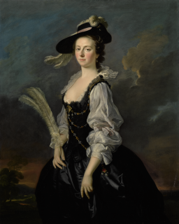 Allan Ramsay - Portrait Of Jane Hale, Mrs. Madan, Three Quarter Length