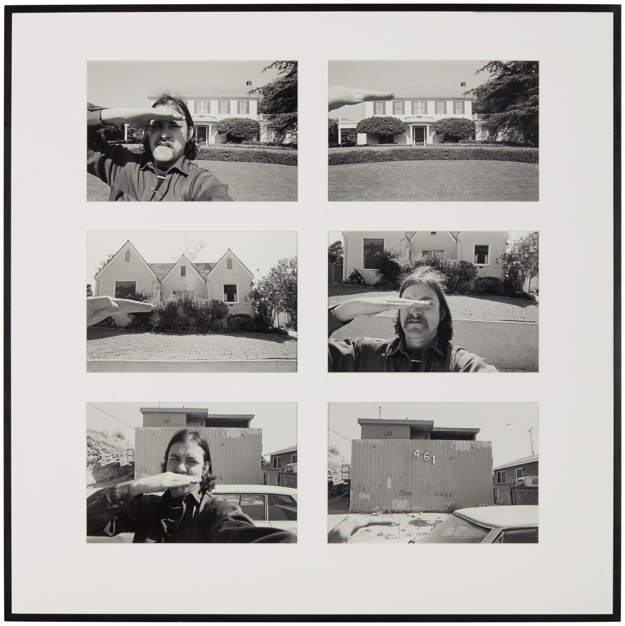 Allan Sekula - Attempt to correlate social class with elevation above main harbor channel, San Pedro, July 1975