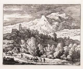 Allart Van Everdingen - The Two Carts, (Dutuit 85)