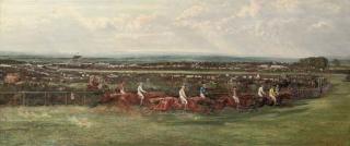 Allen Culpepper Sealey - Tattenham Corner, The Derby, 1880
