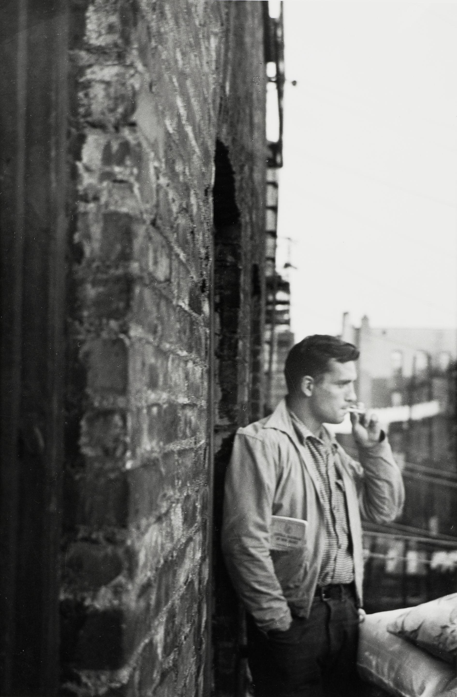 Allen Ginsberg - Jack Kerouac on Fire Escape, New York City