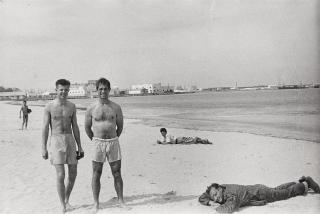 Allen Ginsberg - Jack Kerouac, Peter Orlovsky And William S. Burroughs, Tanger Beach