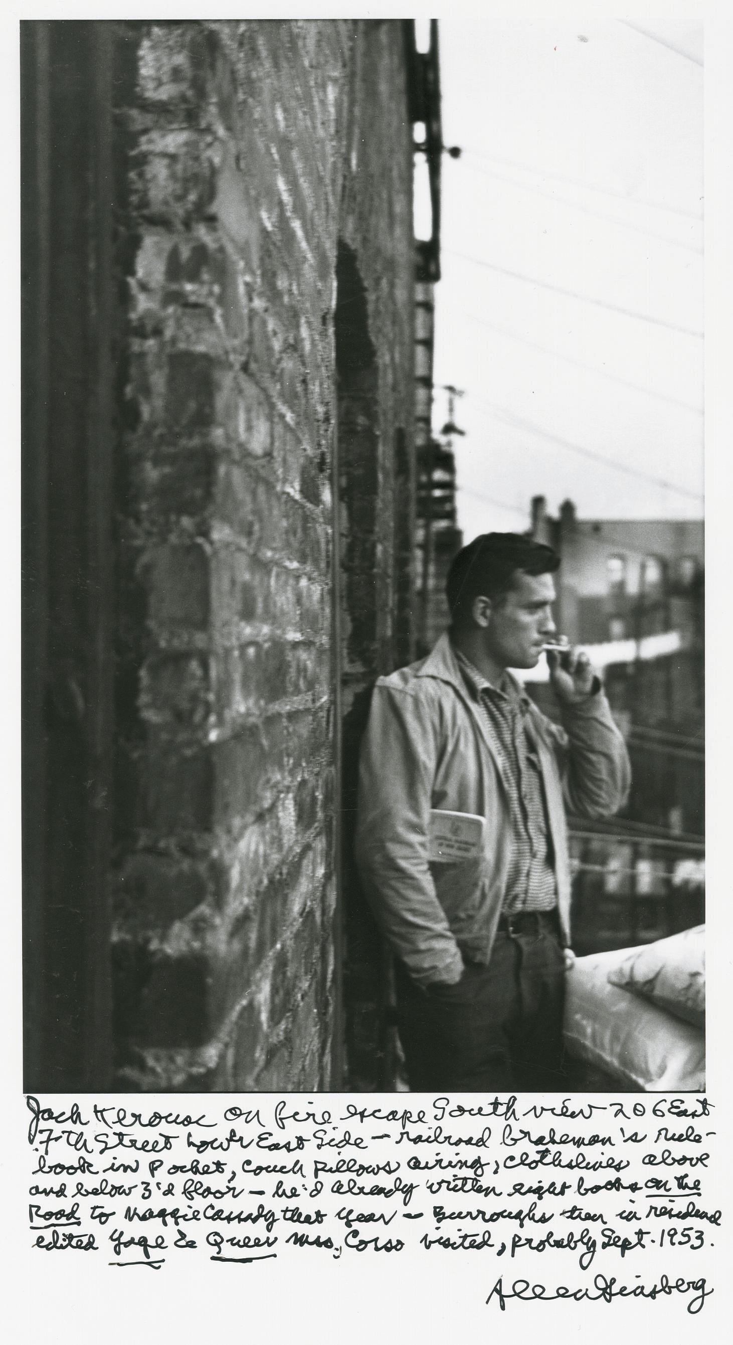 Allen Ginsberg - Heroic portrait of Jack Kerouac 1953 | Photographs | , casa d'aste