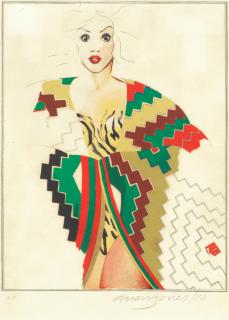 Allen Jones R.A. - Leg Splash; Navajo Blanket