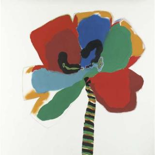 Allen Jones, R.A. - Portrait/Flower