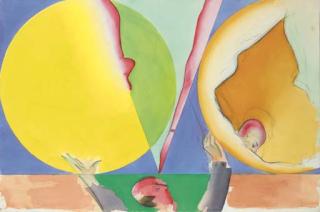 Allen Jones, R.A. - Untitled (Conductor And Two Dancers)