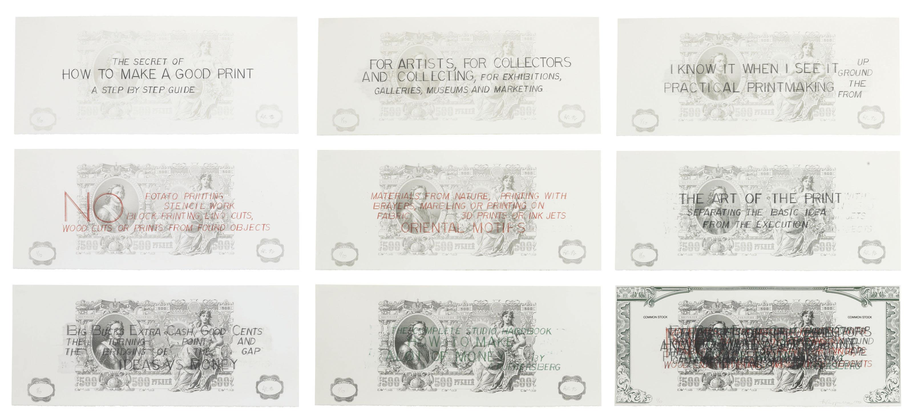 Allen Ruppersberg - How to Make a Good Print (State I)