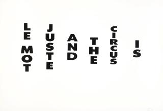 Allen Ruppersberg - Le Mot Juste and The Circus