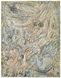 Allison Schulnik - Two Long Unicorns