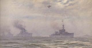 Alma Claude Burlton Cull - The German Fleet, Under Escort To Scapa Flow, After Its Surrender In November 1918 (Illustrated)