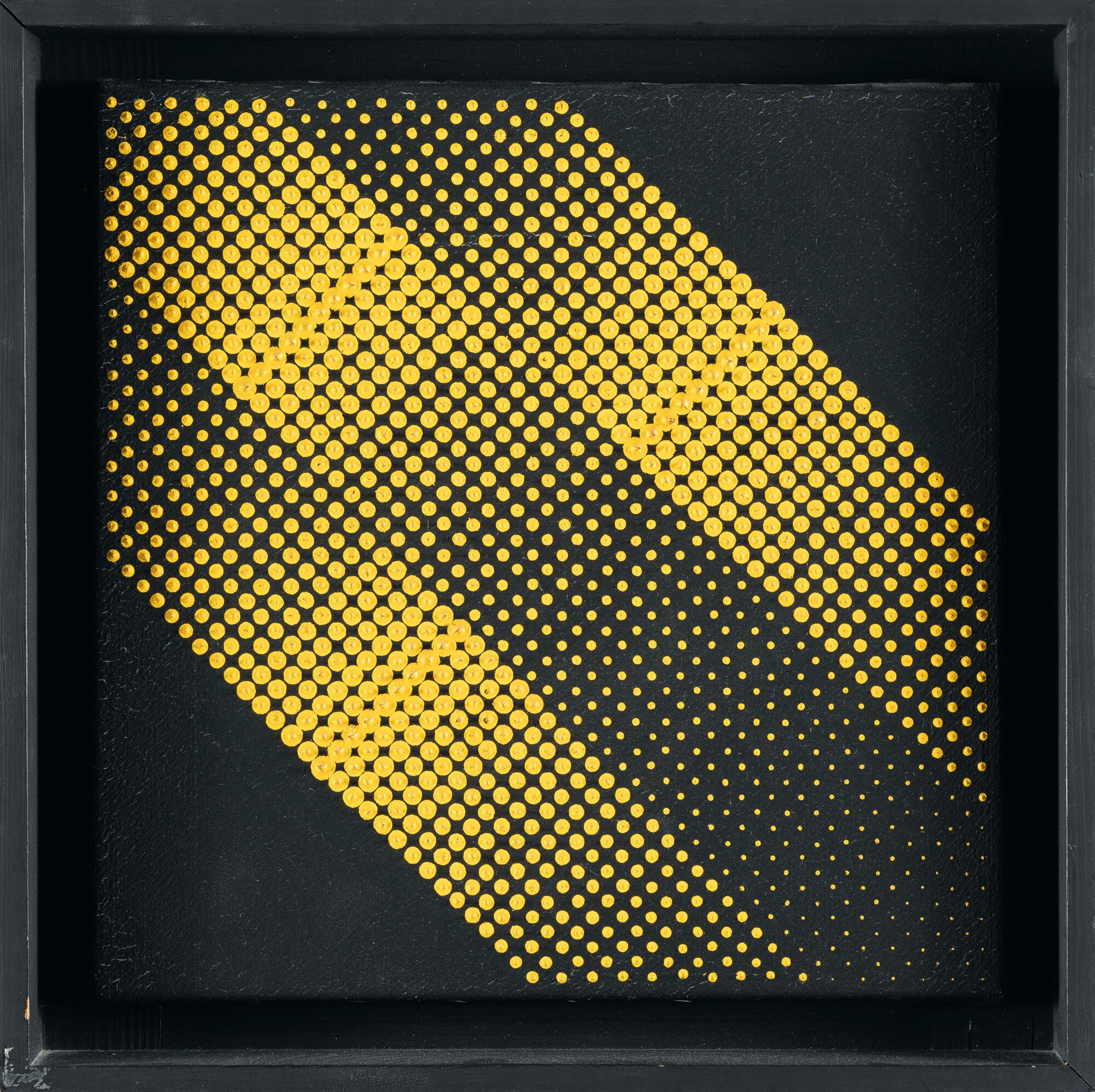 Almir da Silva Mavignier - Diagonale gelbe Zonen