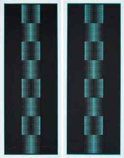 Almir Da Silva Mavignier - Konvolut von 2 Druckgrafiken.