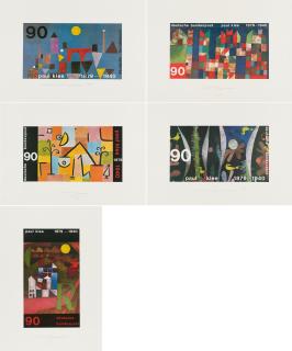 Almir Da Silva Mavignier - Konvolut von 5 Offsets.