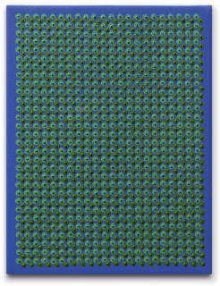 Almir Mavignier - Durchdringung Grün Auf Blau (Penetration Of Green To Blue)