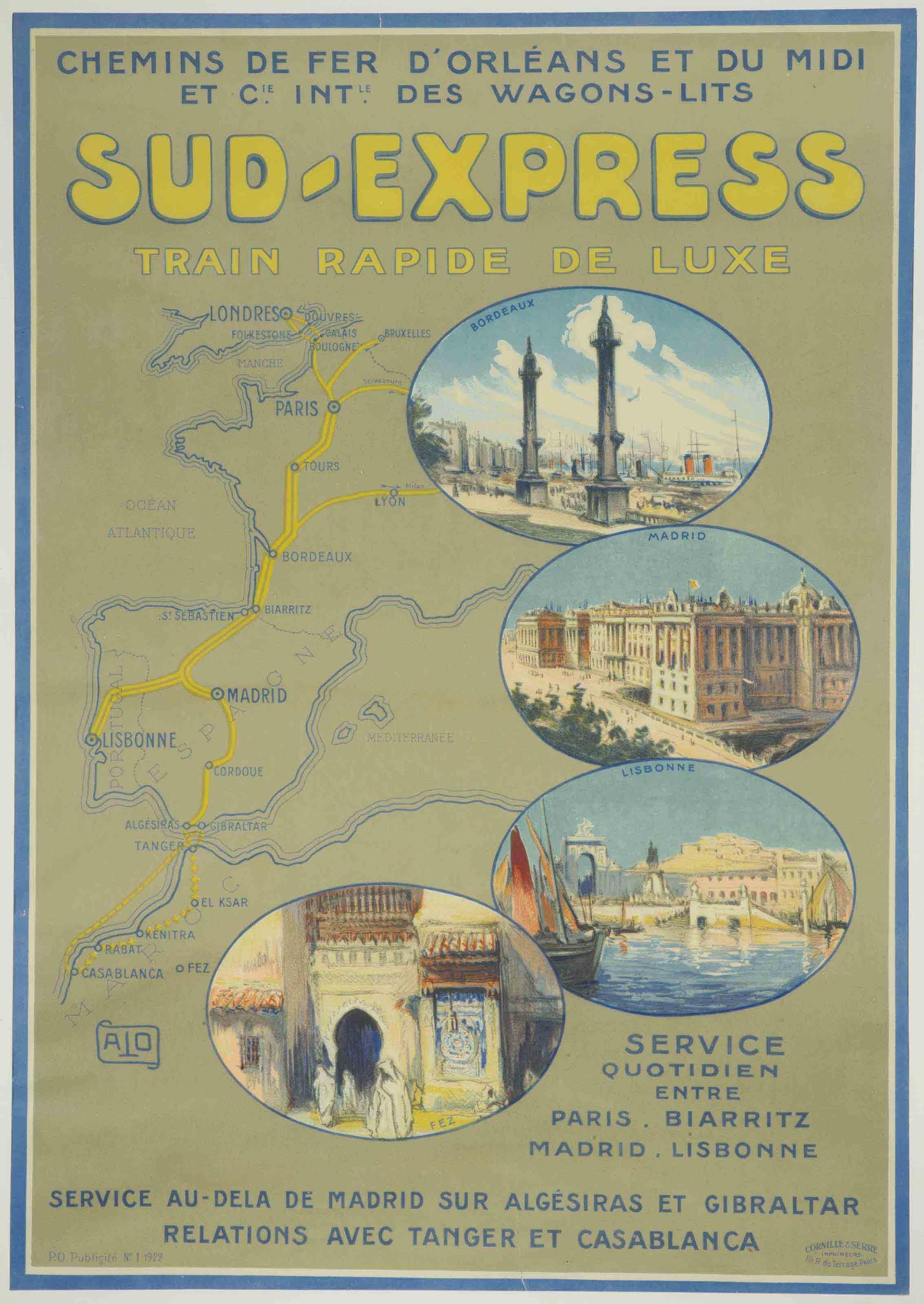 Alo - Sud-Express, Train rapide de luxe